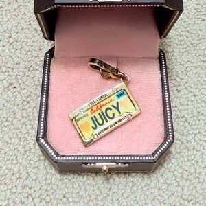 Vintage Juicy Couture License Plate Charm